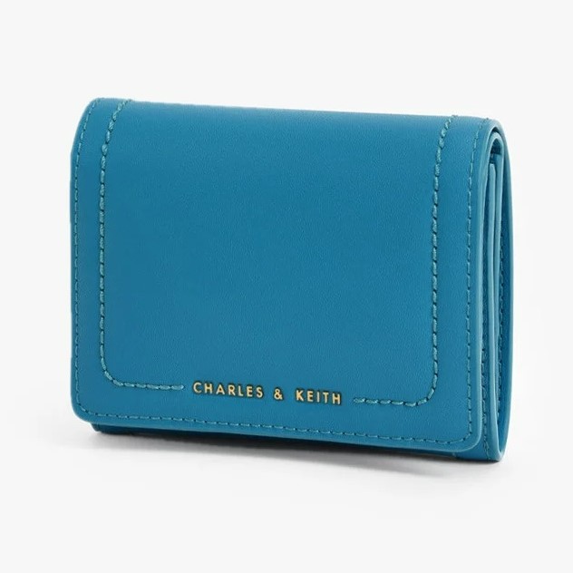 VÍ CHARLES KEITH SONNET SNAP BUTTON SMALL WALLET 30