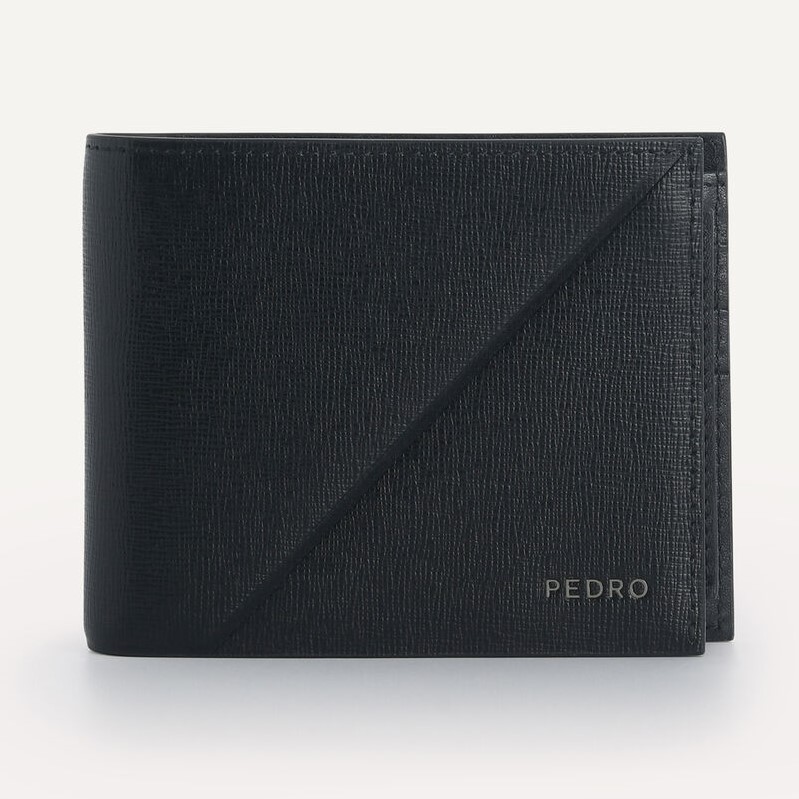  VÍ NAM PEDRO TEXTURED LEATHER BI-FOLD WALLET WITH INSERT 2