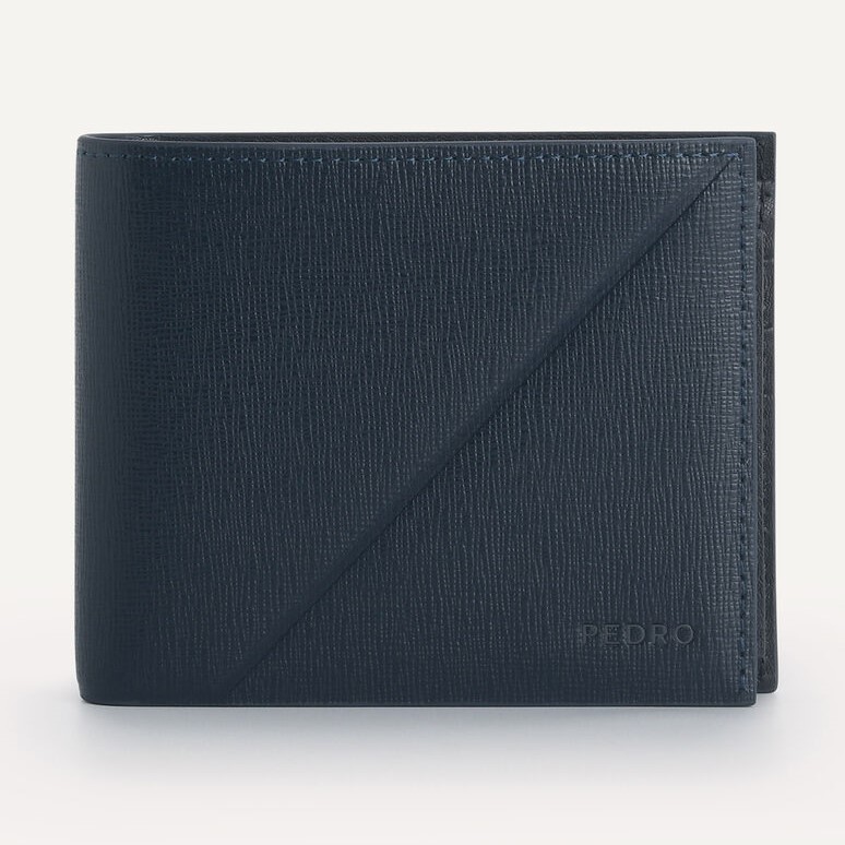  VÍ NAM PEDRO TEXTURED LEATHER BI-FOLD WALLET WITH INSERT 3