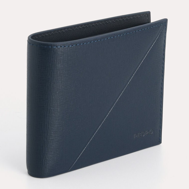  VÍ NAM PEDRO TEXTURED LEATHER BI-FOLD WALLET WITH INSERT 10