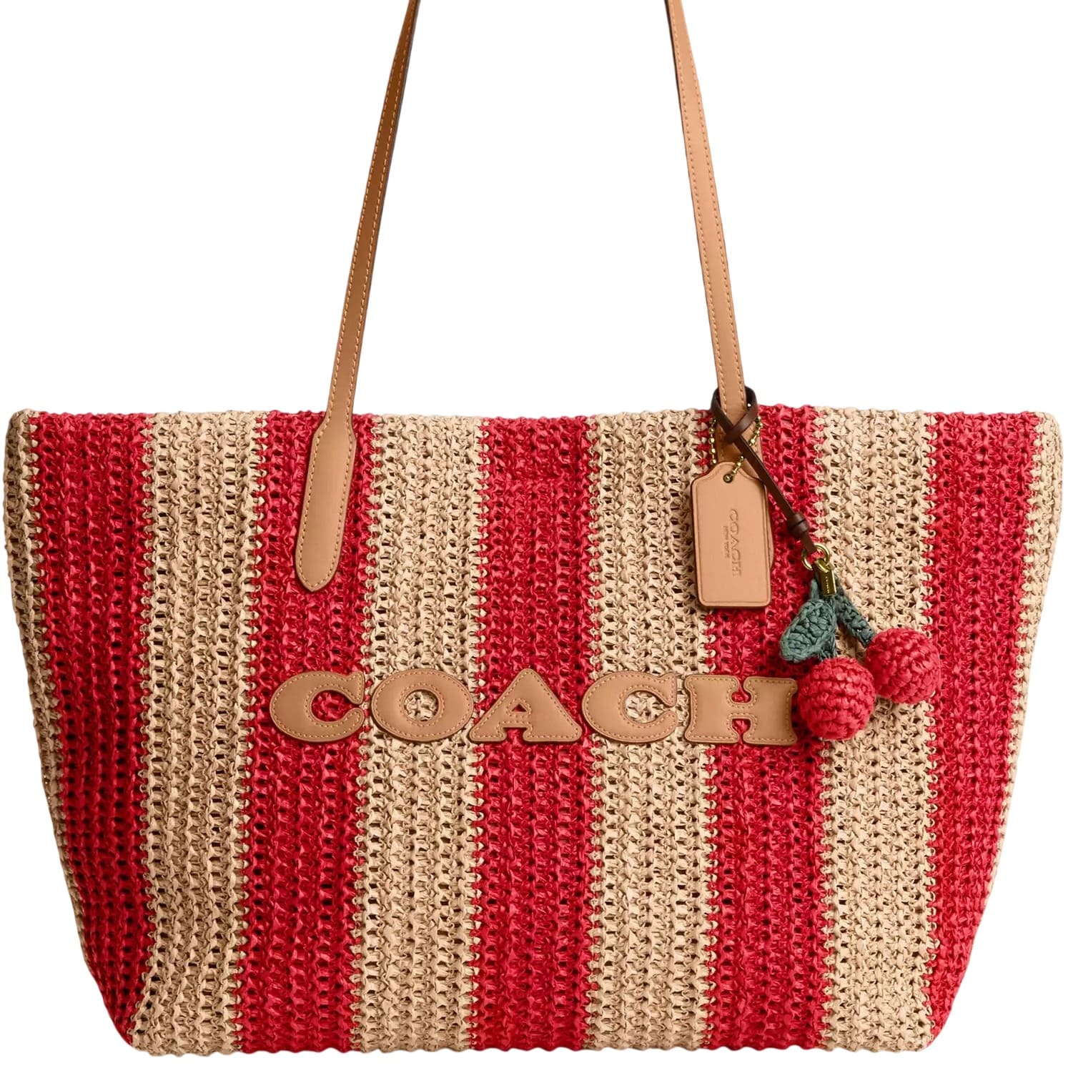 Túi Coach City Tote Bag With Stripes And Charm CER30 8