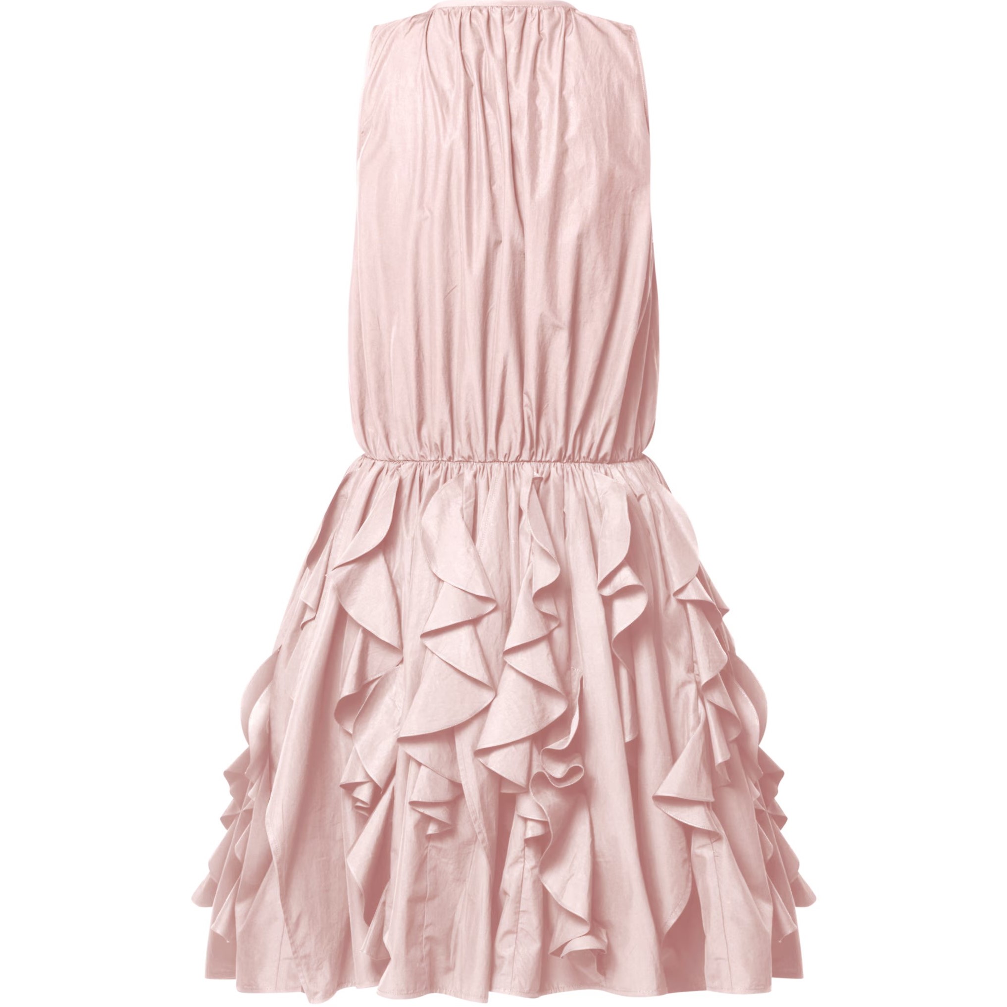 Đầm Louis Vuitton Ruffle Mini Dress Rose Poudre 5