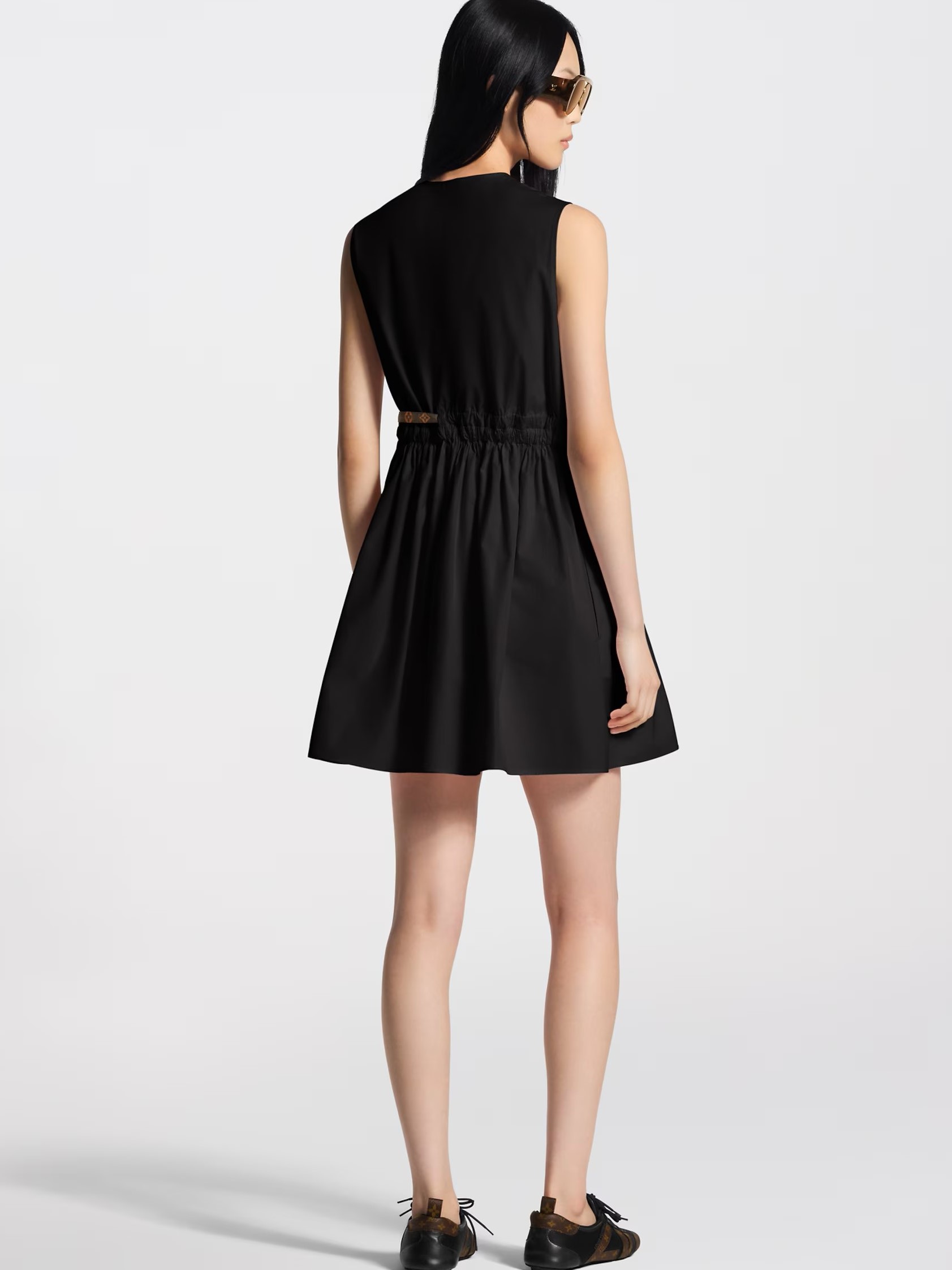 Váy LV Louis Vuitton Monogram Drawstring Dress 3