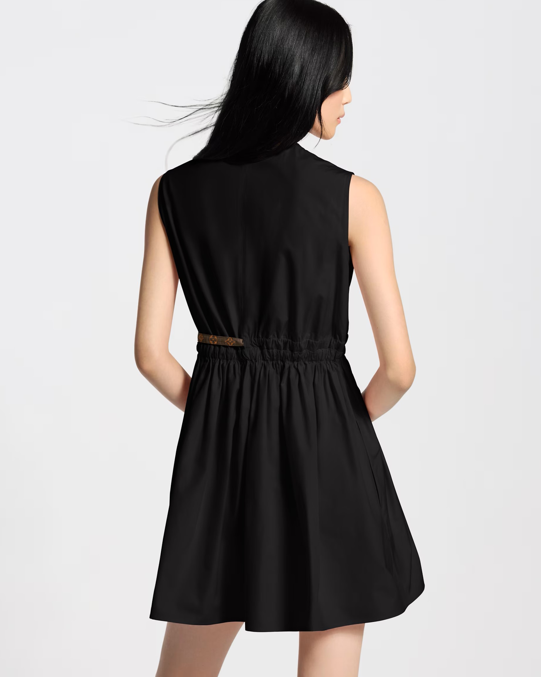 Váy LV Louis Vuitton Monogram Drawstring Dress 4