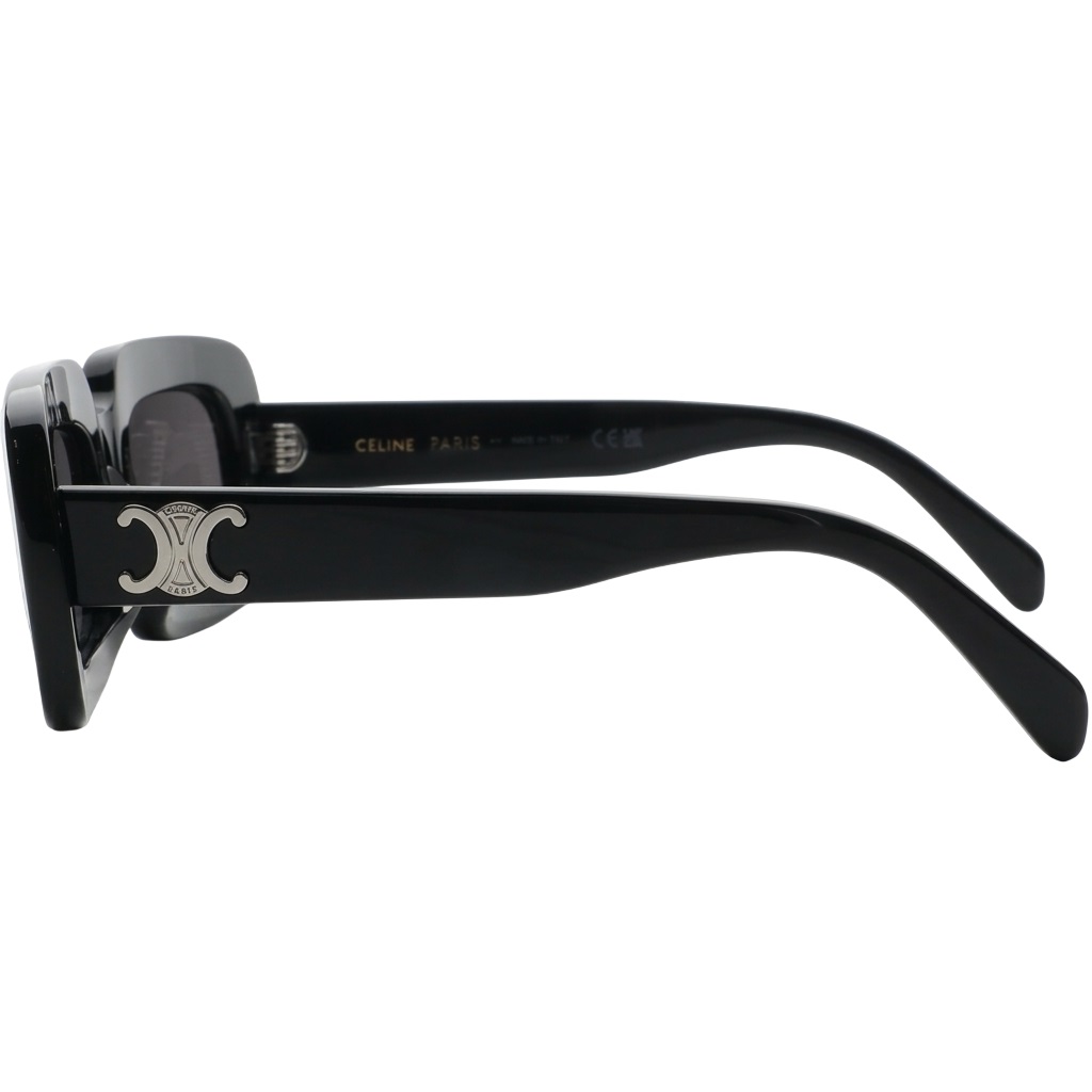Kính Mát Celine Triomphe Oversized Rectangle Frame Acetate Sunglasses CL40313U 01A 4