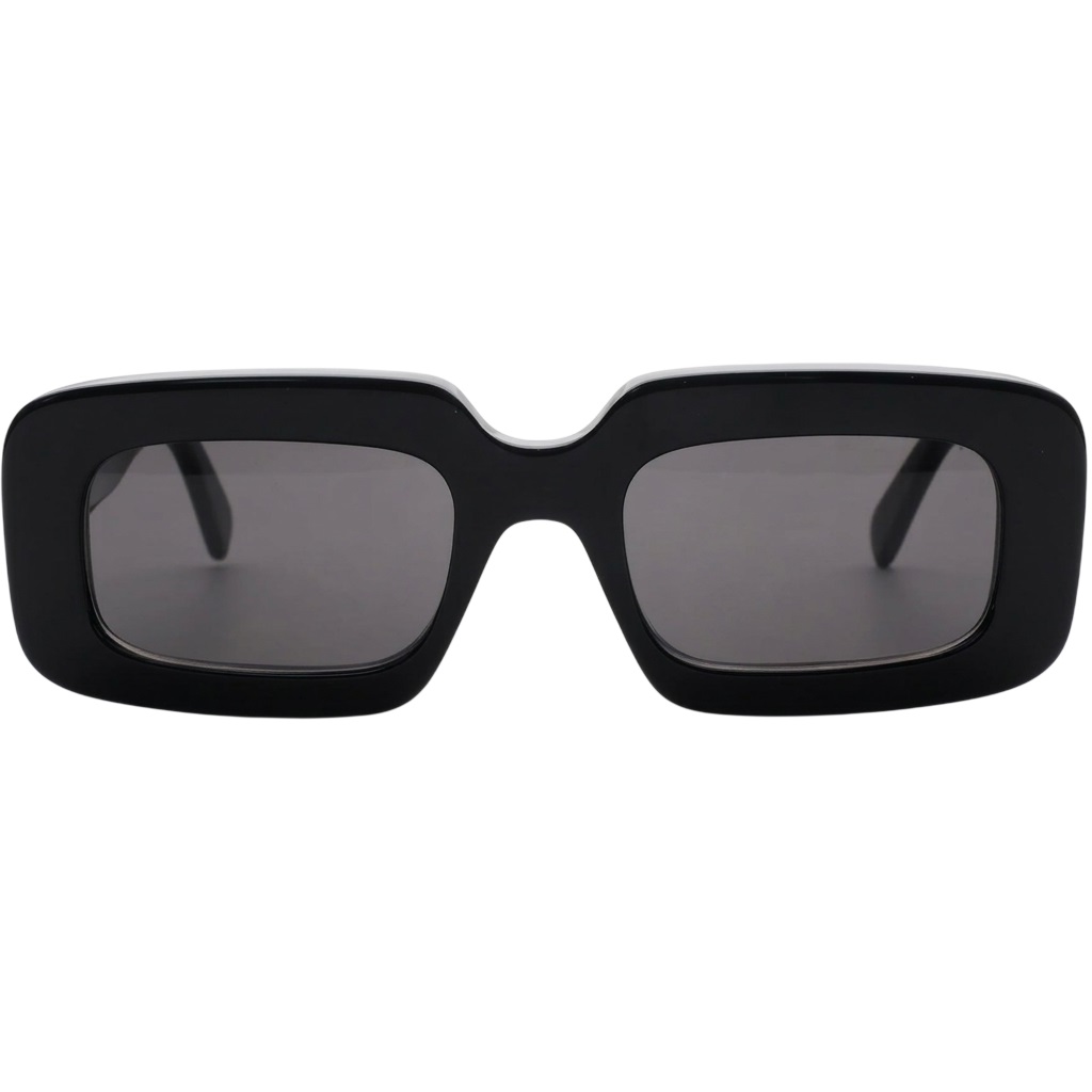 Kính Mát Celine Triomphe Oversized Rectangle Frame Acetate Sunglasses CL40313U 01A 11