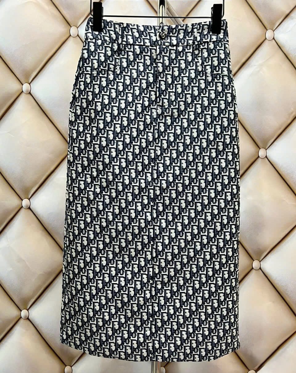 Váy vải dáng ôm dài Dior 1