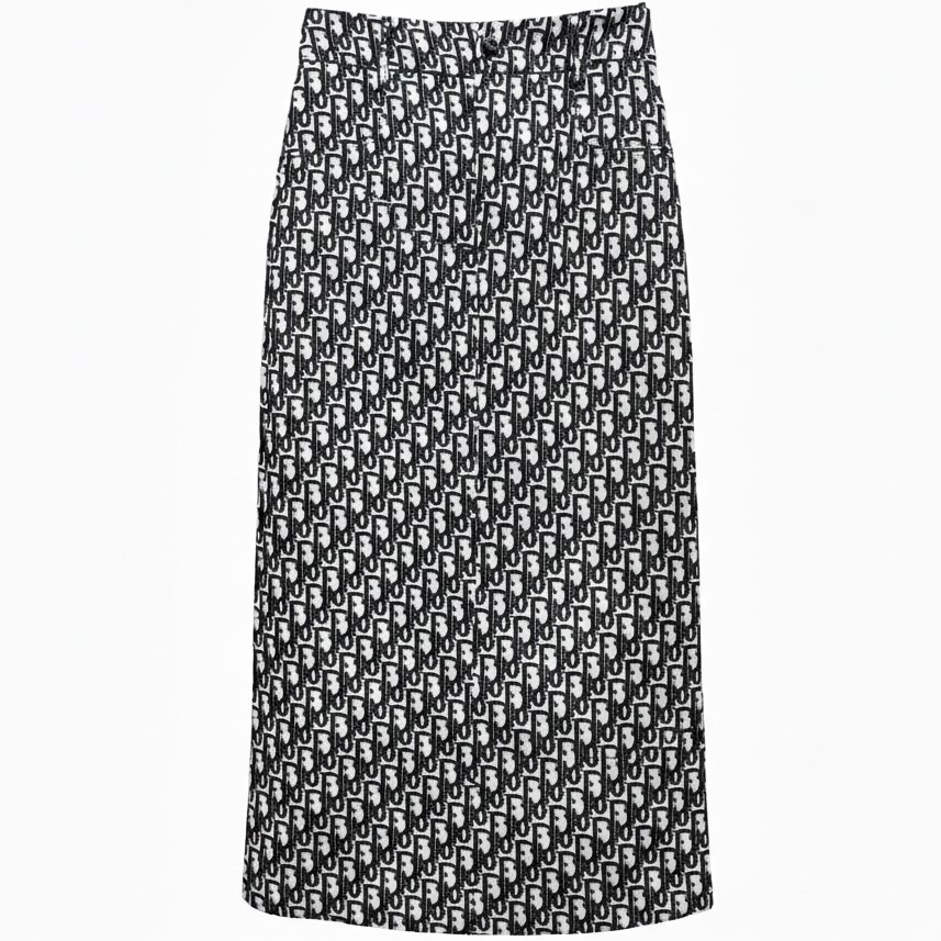 Váy vải dáng ôm dài Dior 10