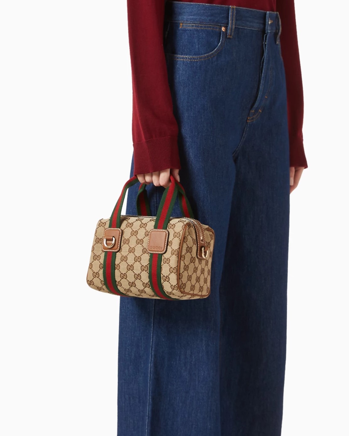 Túi xách nữ Gucci Mini GG Bag in Canvas 10