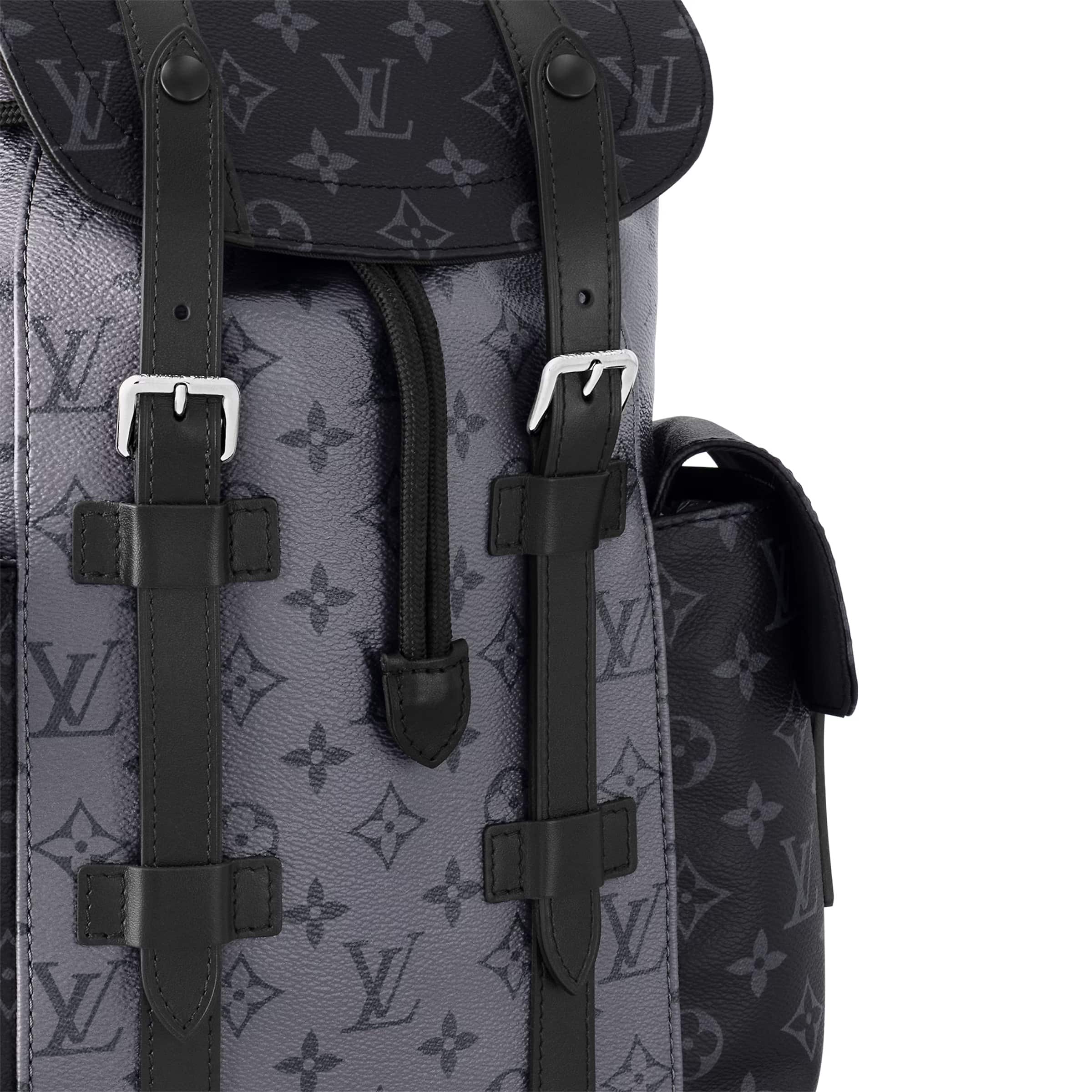 Ba Lô Louis Vuitton Christopher PM Monogram Eclipse Reverse Canvas 5