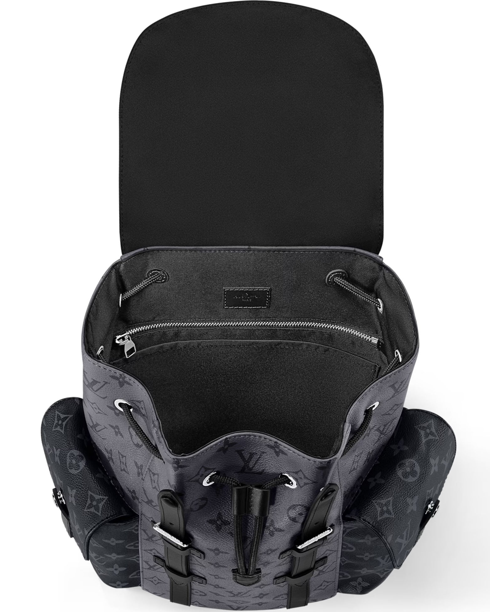 Ba Lô Louis Vuitton Christopher PM Monogram Eclipse Reverse Canvas 6