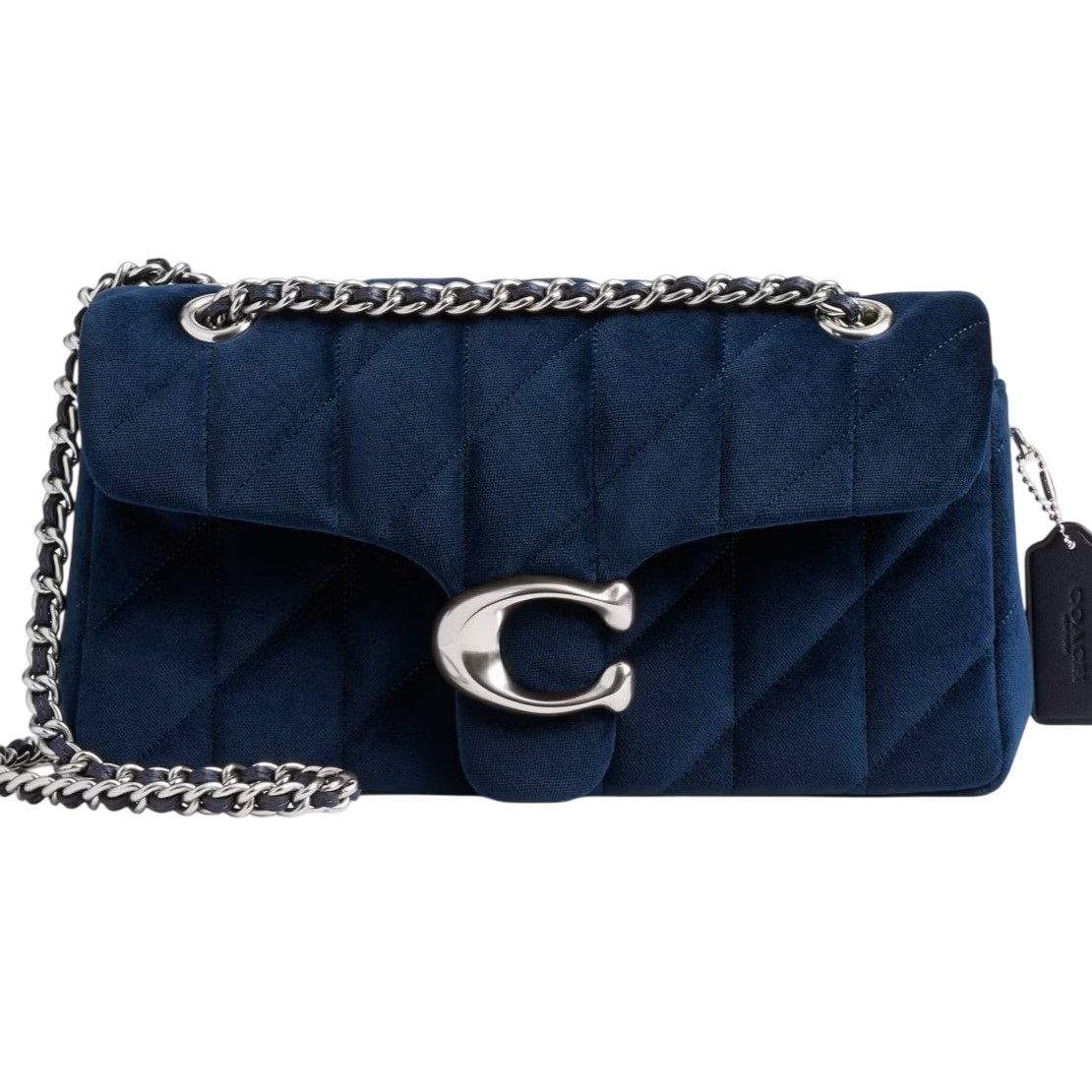 Túi Coach Tabby Shoulder Bag 26 With Quilting Blue CW607 3