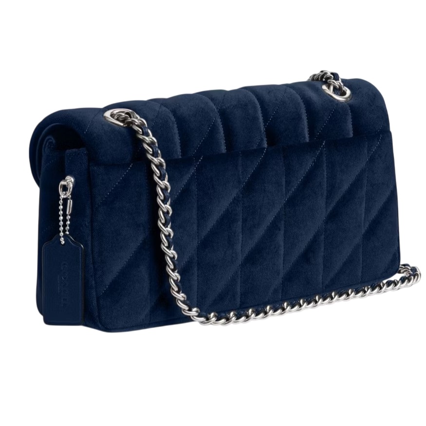 Túi Coach Tabby Shoulder Bag 26 With Quilting Blue CW607 8
