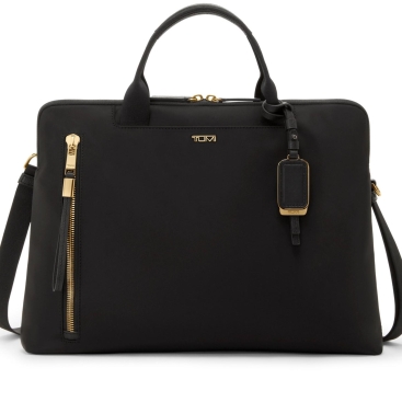Cặp xách công sở Tumi Voyageur Benin Laptop Carrier Black Gold