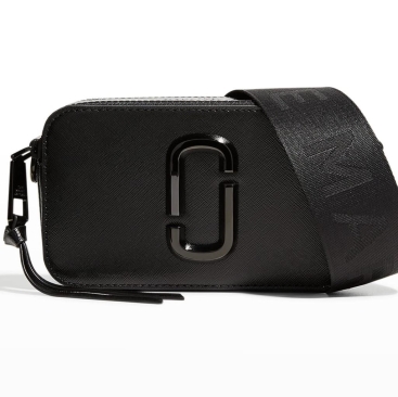 Túi xách nữ Marc Jacobs màu đen The Snapshot DTM Calf Leather Camera Bag in Black