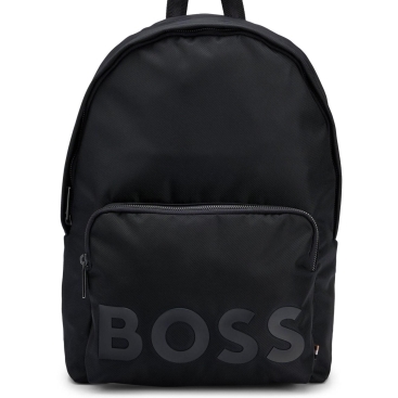 Balo Boss by Hugo Boss Black Backpack With Tonal Logo Detai