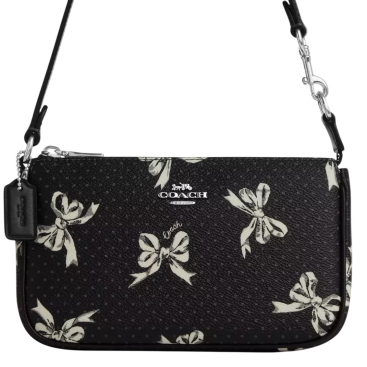 Túi xách Coach Nolita 19 With Bow Print Multicolor Black CZ454