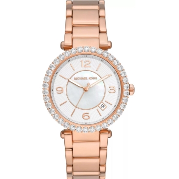 Đồng hồ MK nữ Michael Kors Ladies Parker Rose Gold-Tone Stainless Steel Watch MK4695