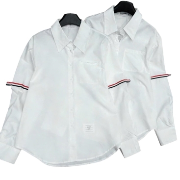 Áo sơ mi trắng tay dài Thom Browne