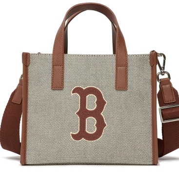 Túi MLB B Basic Big Logo Canvas Small Tote Bag Boston Red Sox D.Brown