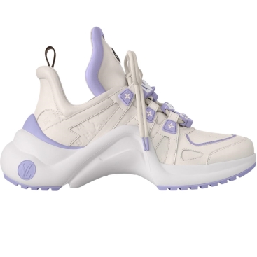 Giày LV nữ Louis Vuitton Archlight Sneaker Violet Calfskin 1AD291
