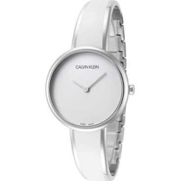 Đồng hồ nữ Calvin Klein Seduce dáng kiềng trắng