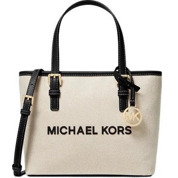 Túi Michael Kors Mini tout-bag Jet Set Travel from the canvas Black