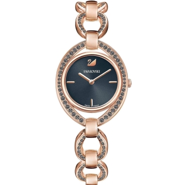 Đồng hồ nữ Swarovski Stella Metal Bracelet Dark Gray Rose-Gold Tone Ladies Watch 5376806