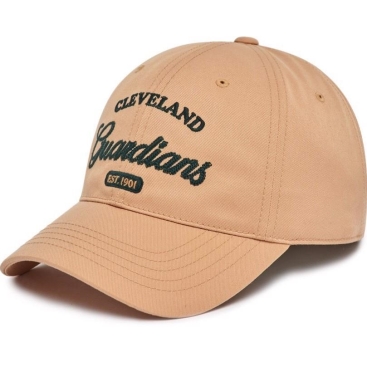 Mũ MLB Varsity Lettering Ball Cap Cleveland Guardians L Camel Cap 3ACPL033N-45CAL