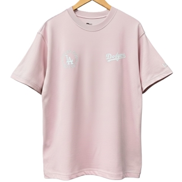 Áo Thun nữ New Era La Dodgers Mini Logo Pink T-Shirt