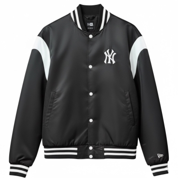Áo Khoác Bomber New Era Yankees Varsity Jacket Black