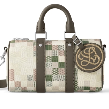 Túi Louis Vuitton Keepall Bandoulière 25 Khaki Damoflage Canvas