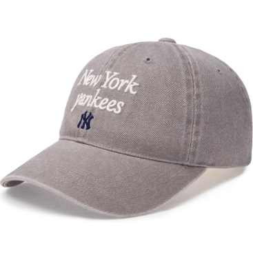 Nón MLB New York Yankees Varsity Lettering Washed Unstructured Ball Cap Grey 3ACPVV04N-50GRS 