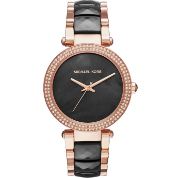 Đồng hồ nữ Michael Kors Parker Rose Gold-Tone and Acetate Watch MK6414