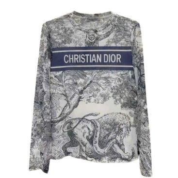 Áo thun nữ giữ nhiệt họa tiết hãng Dior