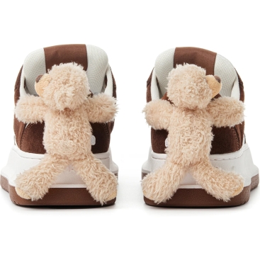 Giày Gấu Teddy 13DE MARZO Bear Thick Base Sneaker Khaki