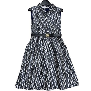 Áo đầm nữ Dior kèm thắt lưng