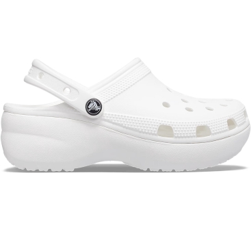 Dép Crocs Women White Classic Platform Clog 206750 màu trắng