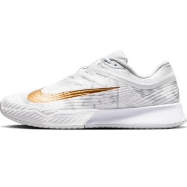 Giày Nike Pickleball Vapor Pro 3 Magnolia Hard Court Tennis Shoes White Metallic Gold HV1485-100