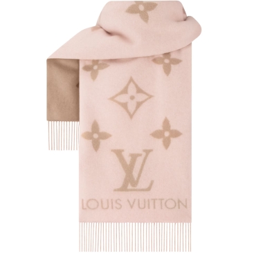 Khăn Quàng Louis Vuitton Reykjavik Scarf Beige Rose