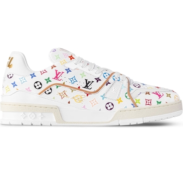 Giày Thể Thao LV Trainer LV x TM White 1AHEKG