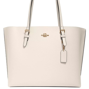 Túi Coach Mollie Tote Bag Gold Chalk Light Saddle 1671