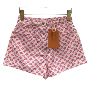 Quần short ngắn hồng LV