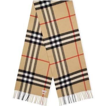 Khăn Burberry Check Cashmere Scarf Arc Beige