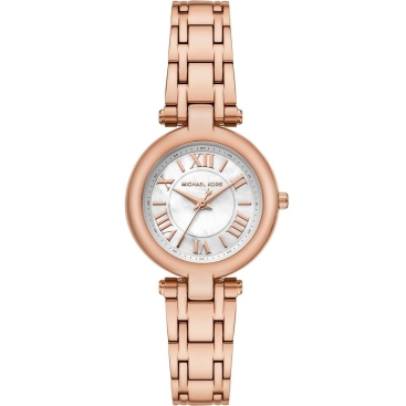 Đồng hồ Michael Kors Laney white Dial Analog Stainless Steel Women Watch MK4893