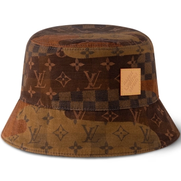 Nón LV Louis Vuitton Monogram Landscape Reversible Bucket Hat