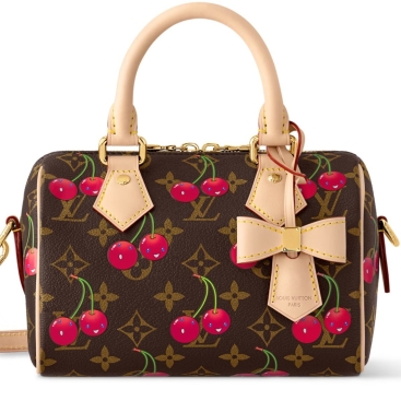 Túi Louis Vuitton Speedy Bandoulière 20 LV x TM Monogram Cherry Canvas