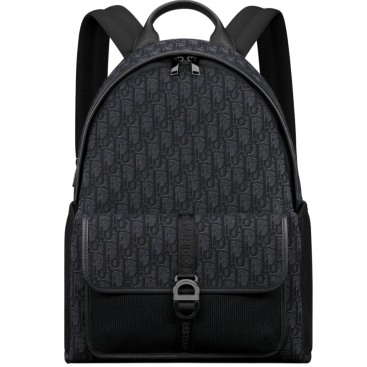 Ba lô Dior 8 Backpack Black Dior Oblique Jacquard