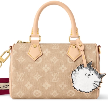 Túi Louis Vuitton Speedy Bandouliere 20 Meowgram Canvas