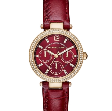 Đồng hồ nữ Michael Kors Mini Parker Red Dial Ladies Watch MK 6451